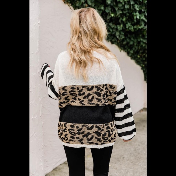 THE KATY LEOPARD SWEATER - Picture 4 of 5